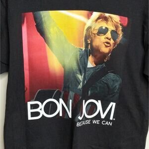 Bon Jovi Because We Can Tee - Size M - EUC